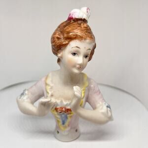 Pincushion Topper Half Doll Reproduction
